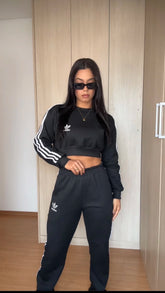Conjunto Cropped Moletom AD com Calça